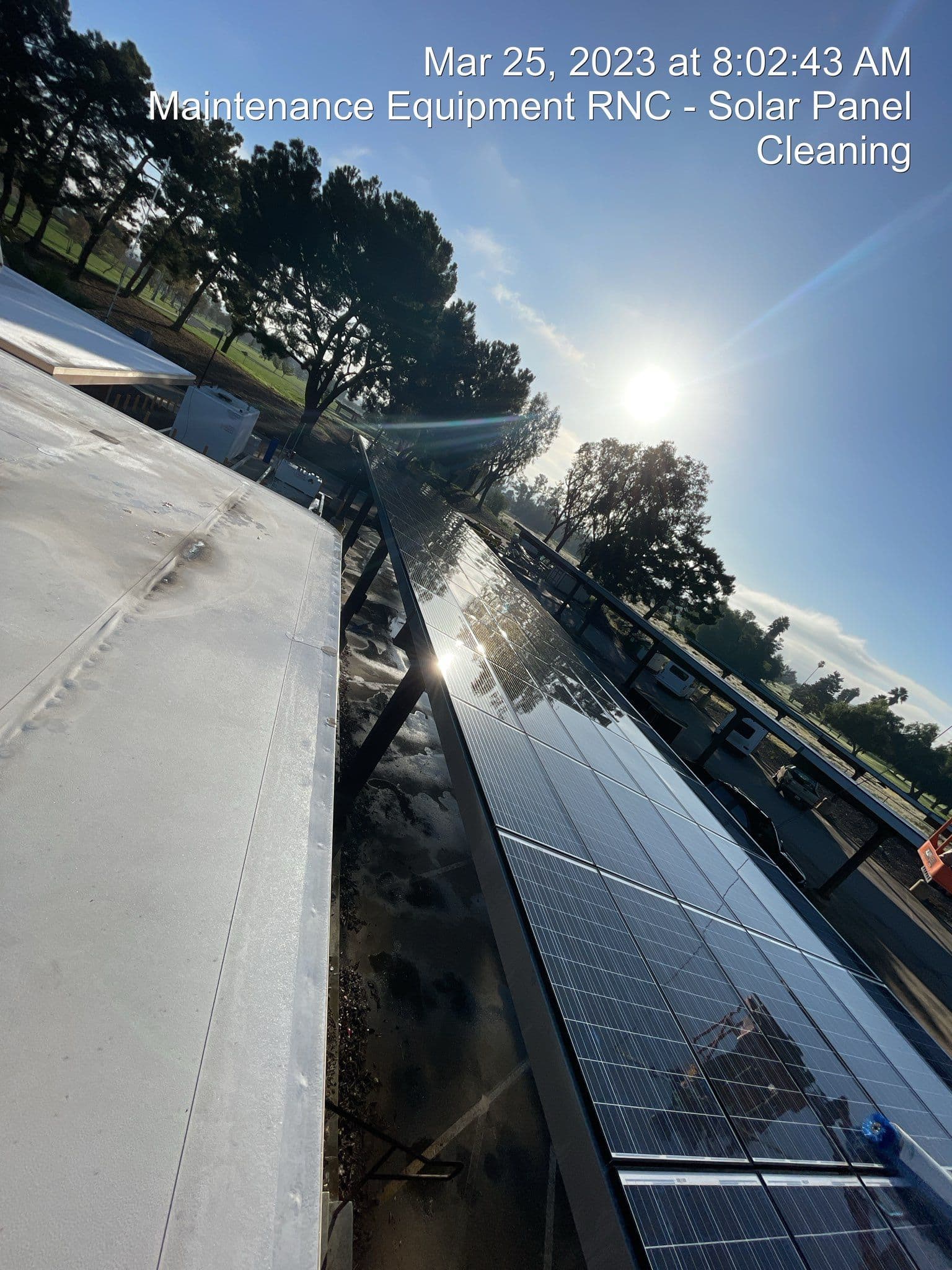 Project Commercial Solar Panel Cleaning Carport Project image